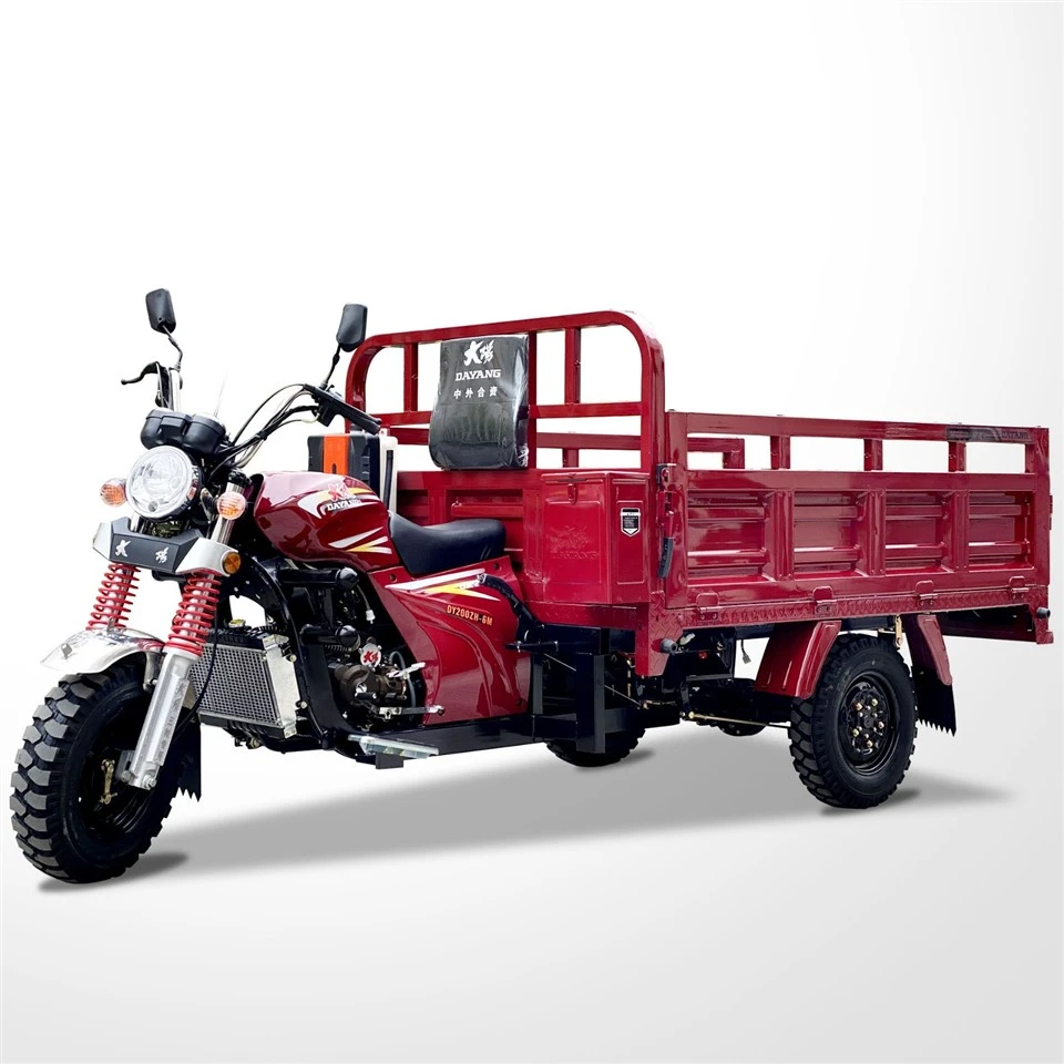 Cargo Transport Tricycle Closed Cargo Gasoline Motorized Tricycle